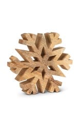Abbott Collection Wooden Cutout Snowflake | 7.5"
