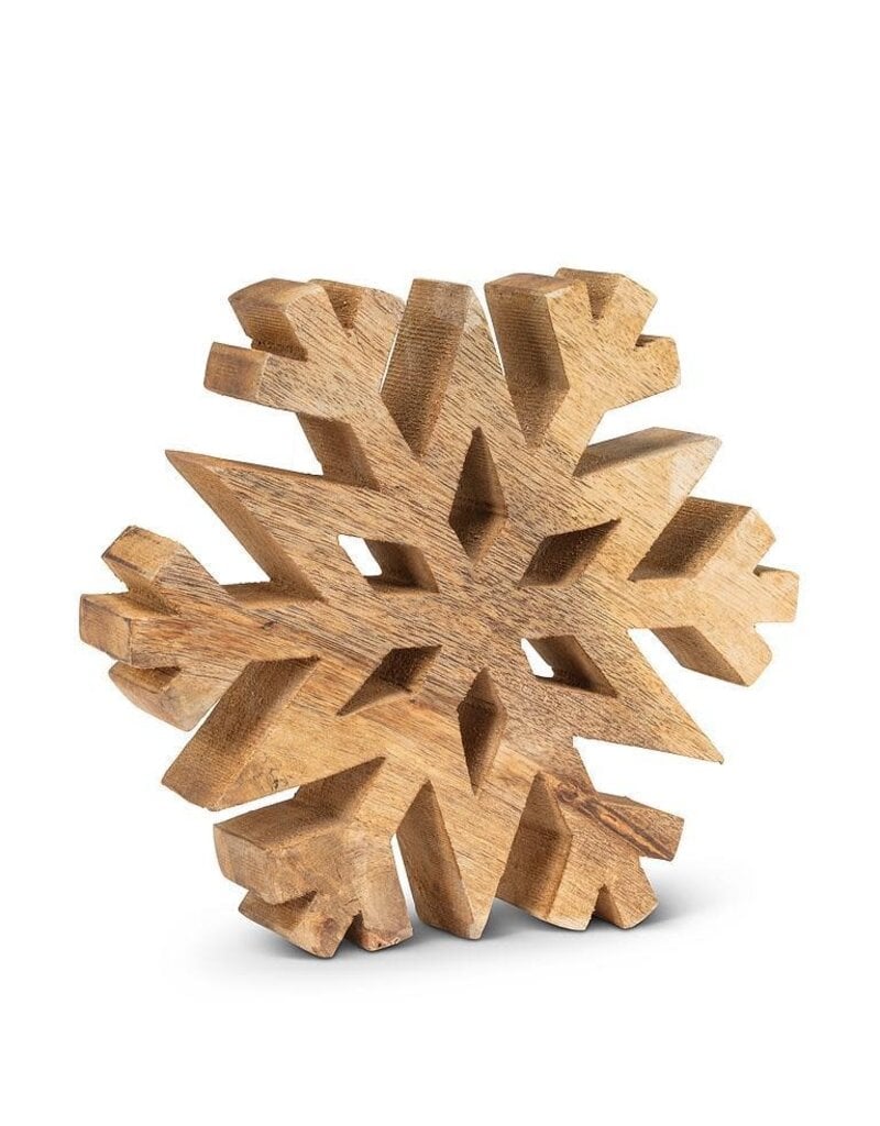 Abbott Collection Wooden Cutout Snowflake | 7.5"