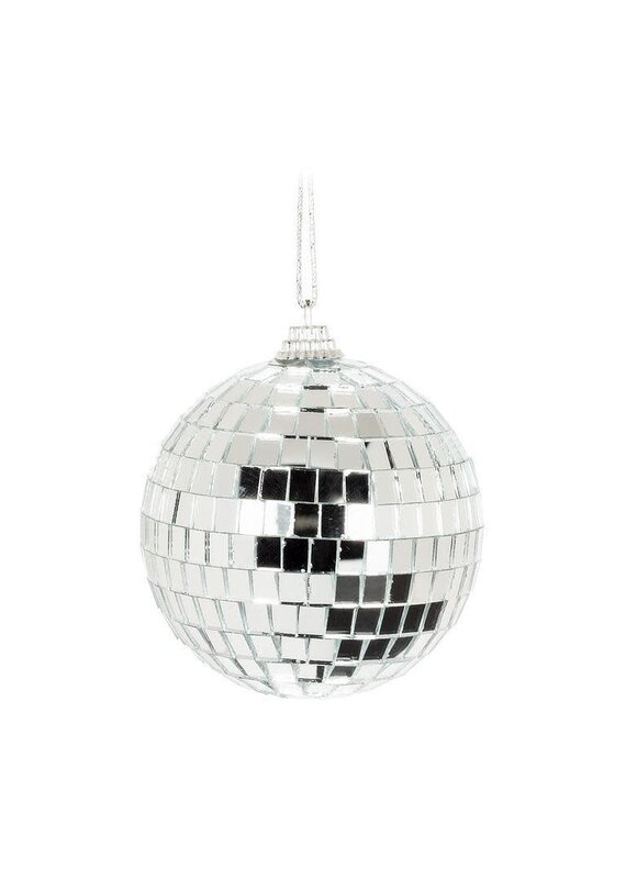 Abbott Collection Mirror Glass Ball Ornament