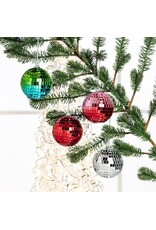 Abbott Collection Mirror Glass Ball Ornament