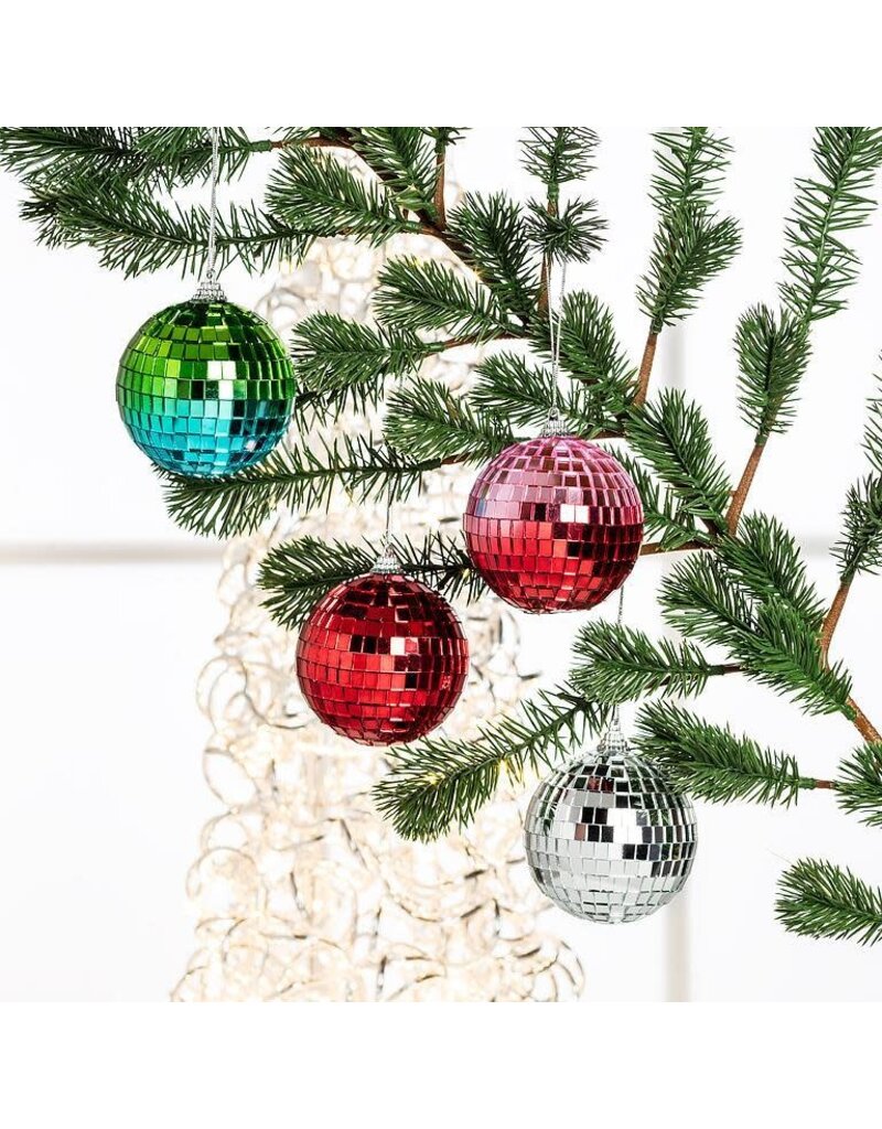 Abbott Collection Mirror Glass Ball Ornament