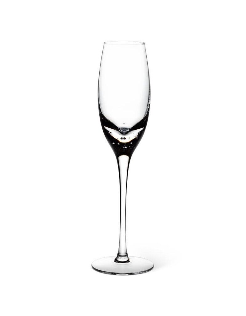 Abbott Collection Champagne | Prosecco Flute with Bubble Stem