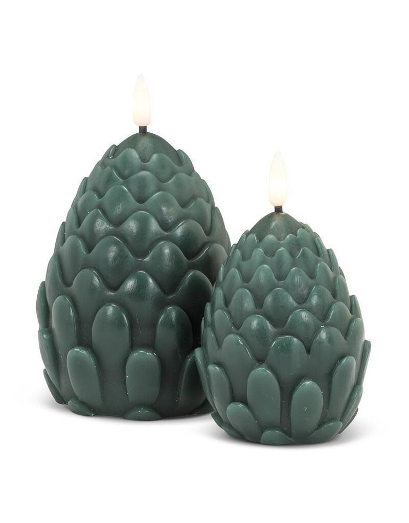 Abbott Collection Pinecone LED Candle | small