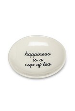 Abbott Collection Small Plate-"Happiness is a Cup of Tea