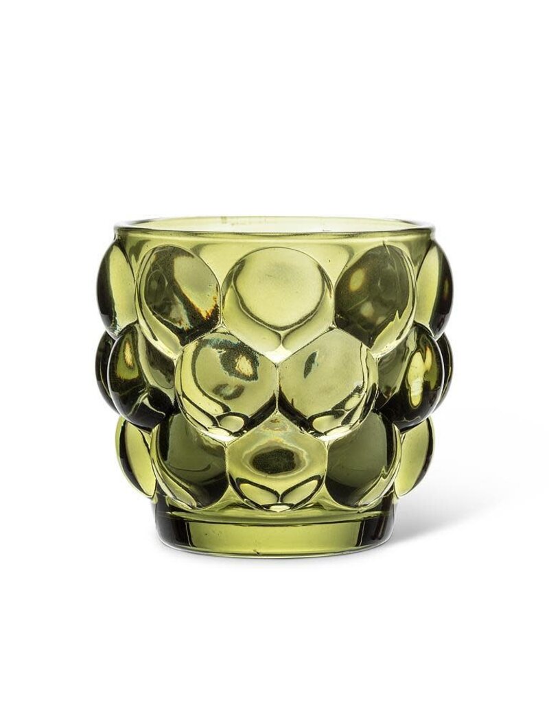 Abbott Collection Small Bubble Votive Glass