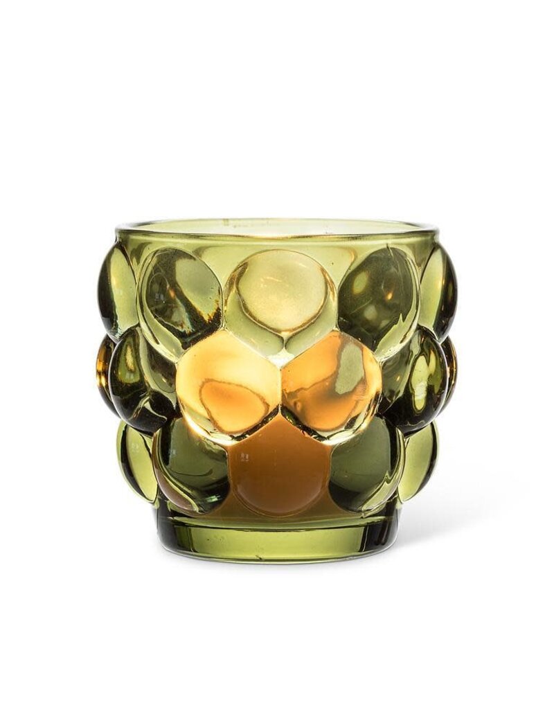 Abbott Collection Small Bubble Votive Glass