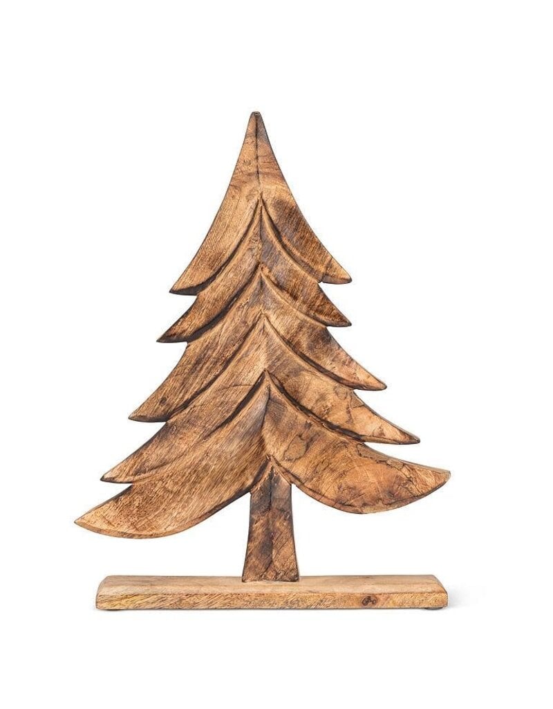 Abbott Collection Mango Wood Carved Tree | lg