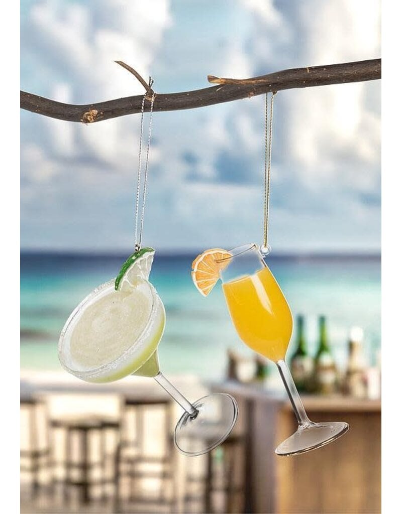 Abbott Collection Mimosa Glass Ornament