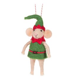 Abbott Collection Elf Mouse Ornament