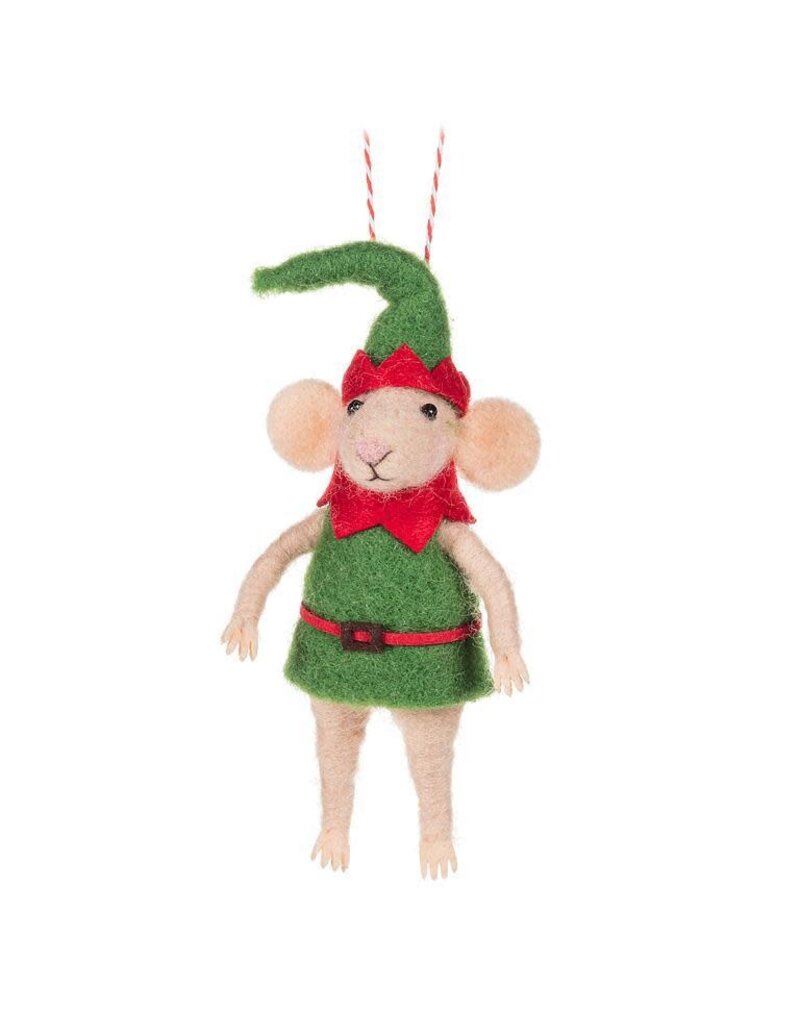 Abbott Collection Elf Mouse Ornament