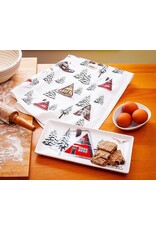 Abbott Collection Winter Cabins Kitchen Towel
