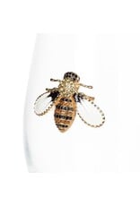 Abbott Collection Stemless Wine Glass with Jewelled Bee