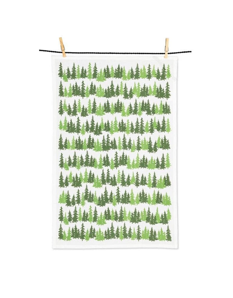 Abbott Collection Evergreen Trees Kitchen Towel