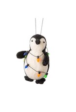 Abbott Collection Penguin with Lights Ornament
