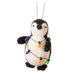 Abbott Collection Penguin with Lights Ornament