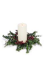 Abbott Collection Eucalyptus & Berries Candle Ring