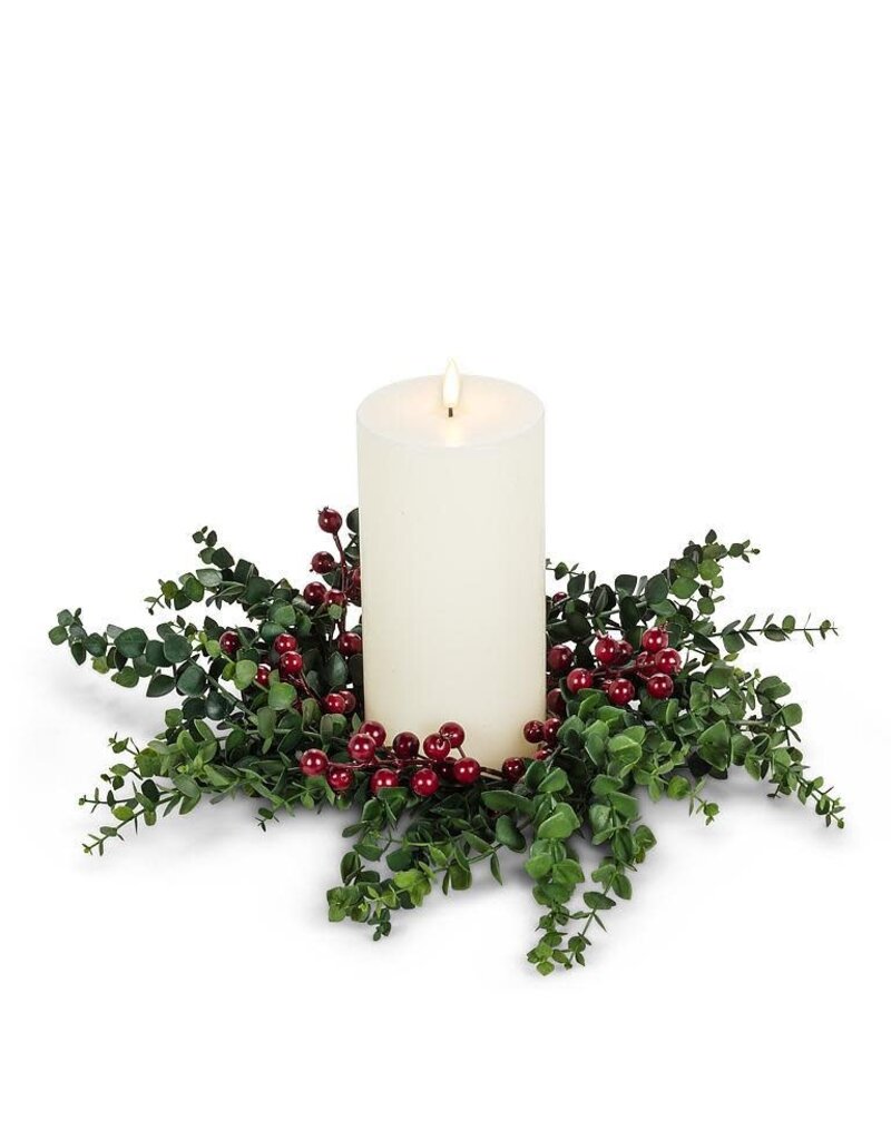 Abbott Collection Eucalyptus & Berries Candle Ring