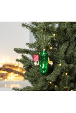Abbott Collection Pickle Pickleball Glass Ornament