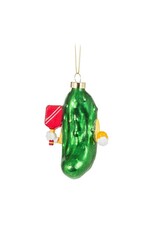 Abbott Collection Pickle Pickleball Glass Ornament