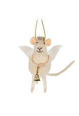 Abbott Collection Angel Mouse with Bell Ornament