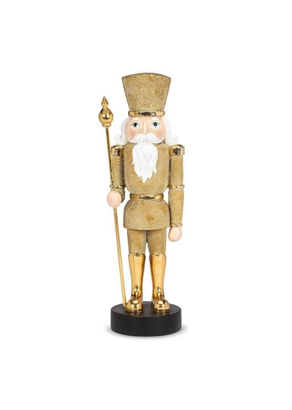 Abbott Collection Gold Standing Nutcracker