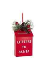 Abbott Collection Letter to Santa Post Box Ornament