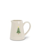 Abbott Collection Mini Stoneware Christmas Tree Jug
