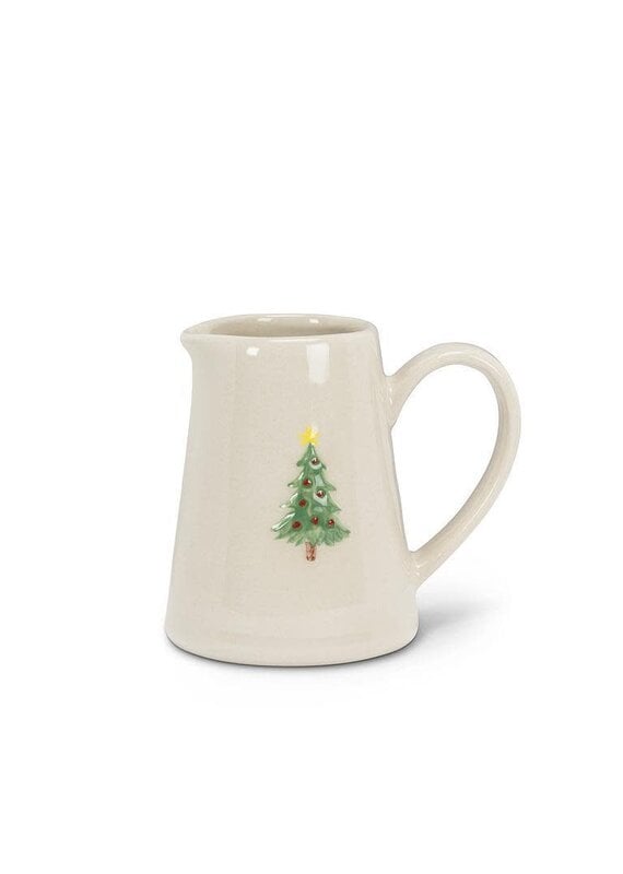 Abbott Collection Mini Stoneware Christmas Tree Jug