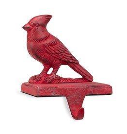 Abbott Collection Iron Cardinal Stocking Holder