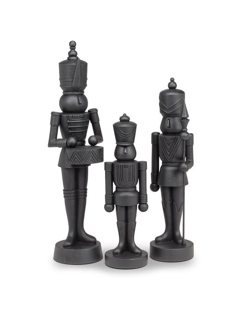 Abbott Collection Matte Black Drumming Toy Soldier | sm