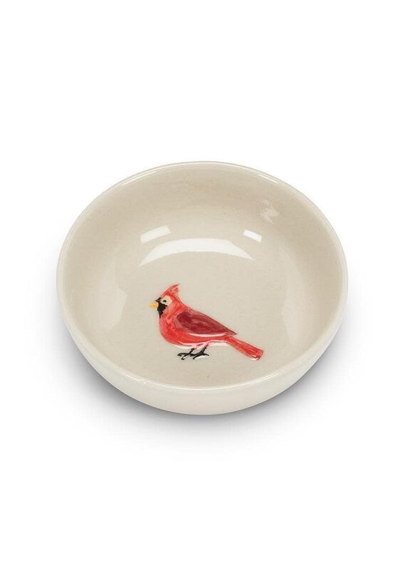 Abbott Collection Mini Bowl with Cardinal