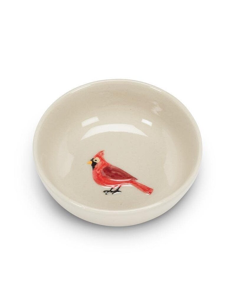 Abbott Collection Mini Bowl with Cardinal