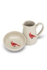 Abbott Collection Mini Bowl with Cardinal