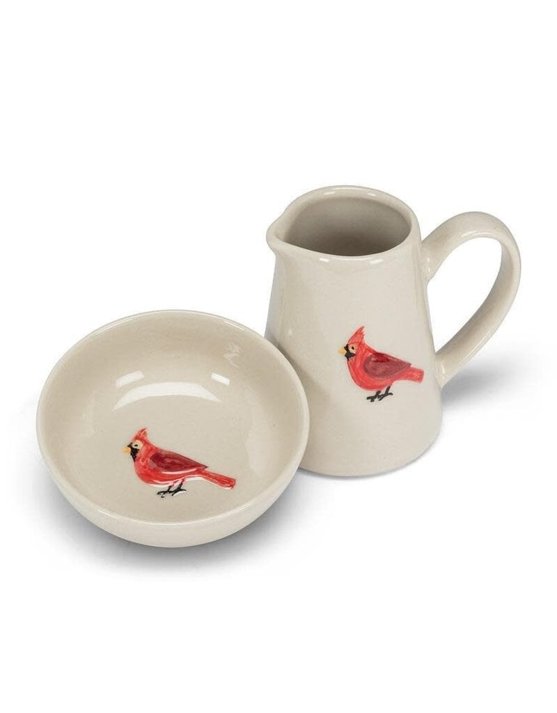 Abbott Collection Mini Bowl with Cardinal