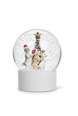 Abbott Collection Small Dancing Dog Snow Globe