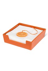 Abbott Collection  Ceramic Orange Slice Napkin Holder – Vibrant Citrus Tabletop Accessory