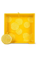 Abbott Collection Ceramic Lemon Slice Napkin Holder – Zesty Tabletop Kitchen Accessory