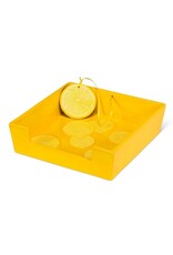 Abbott Collection Ceramic Lemon Slice Napkin Holder – Zesty Tabletop Kitchen Accessory