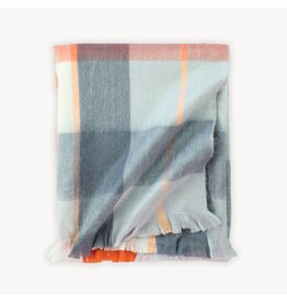 Pokoloko Alpaca Check Blanket Throw by Pokoloko