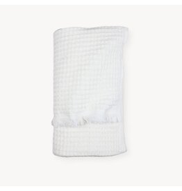 Pokoloko French Waffle Towel in Blanche by Pokoloko – Luxury Turkish Cotton, Waffle Weave, Spa Quality