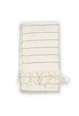 Pokoloko Bamboo Hand Towel by Pokoloko | Mist Striped – Luxury Turkish Cotton & Bamboo, Antimicrobial, Multi-Use