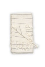 Pokoloko Bamboo Hand Towel by Pokoloko | Mist Striped – Luxury Turkish Cotton & Bamboo, Antimicrobial, Multi-Use