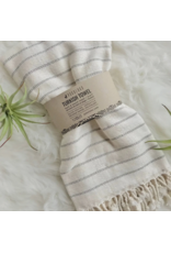 Pokoloko Turkish Cotton & Bamboo Towel by Pokoloko | Mist Striped – Luxury, Antimicrobial, Quick-Dry, Versatile Bath Towel