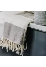 Pokoloko Turkish Cotton Towel by Pokoloko | Dune – Classic Diamond Weave, Soft, Durable, Versatile, Bath & Beach