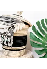 Pokoloko  Diamond Turkish Cotton Hand Towel by Pokoloko | Carbon: Classic Weave, Soft & Durable