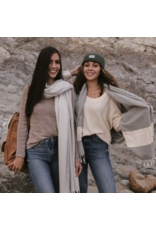 Pokoloko Turkish Cotton Towel by Pokoloko | Slate – Classic Diamond Weave, Soft, Durable, Versatile, Bath & Beach