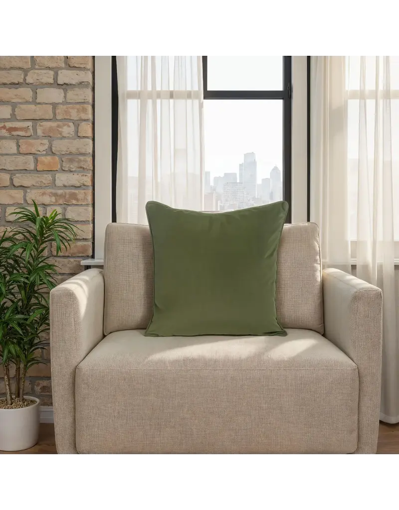 Renwil Fora Moss Green Toss Cushion 22"