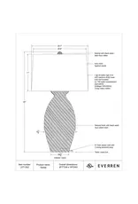 Renwil Santal Table Lamp with Linen Shade