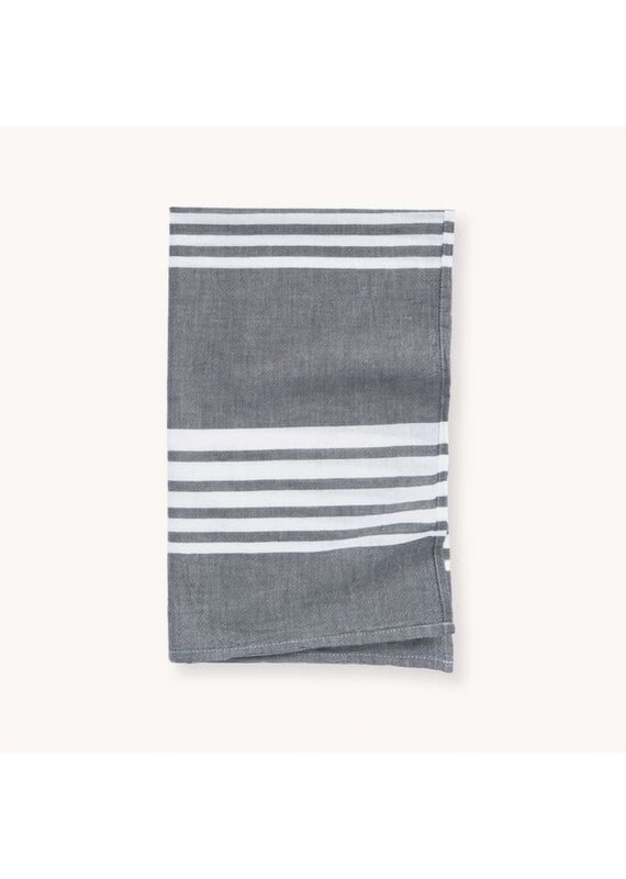 Pokoloko Hayal Set of 2 Turkish Cotton Hand Towels by Pokoloko in Black