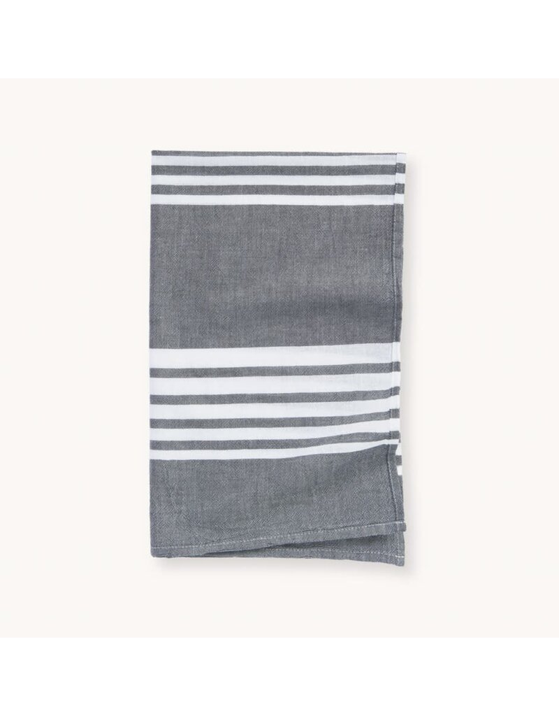 Pokoloko Hayal Set of 2 Turkish Cotton Hand Towels by Pokoloko in Black